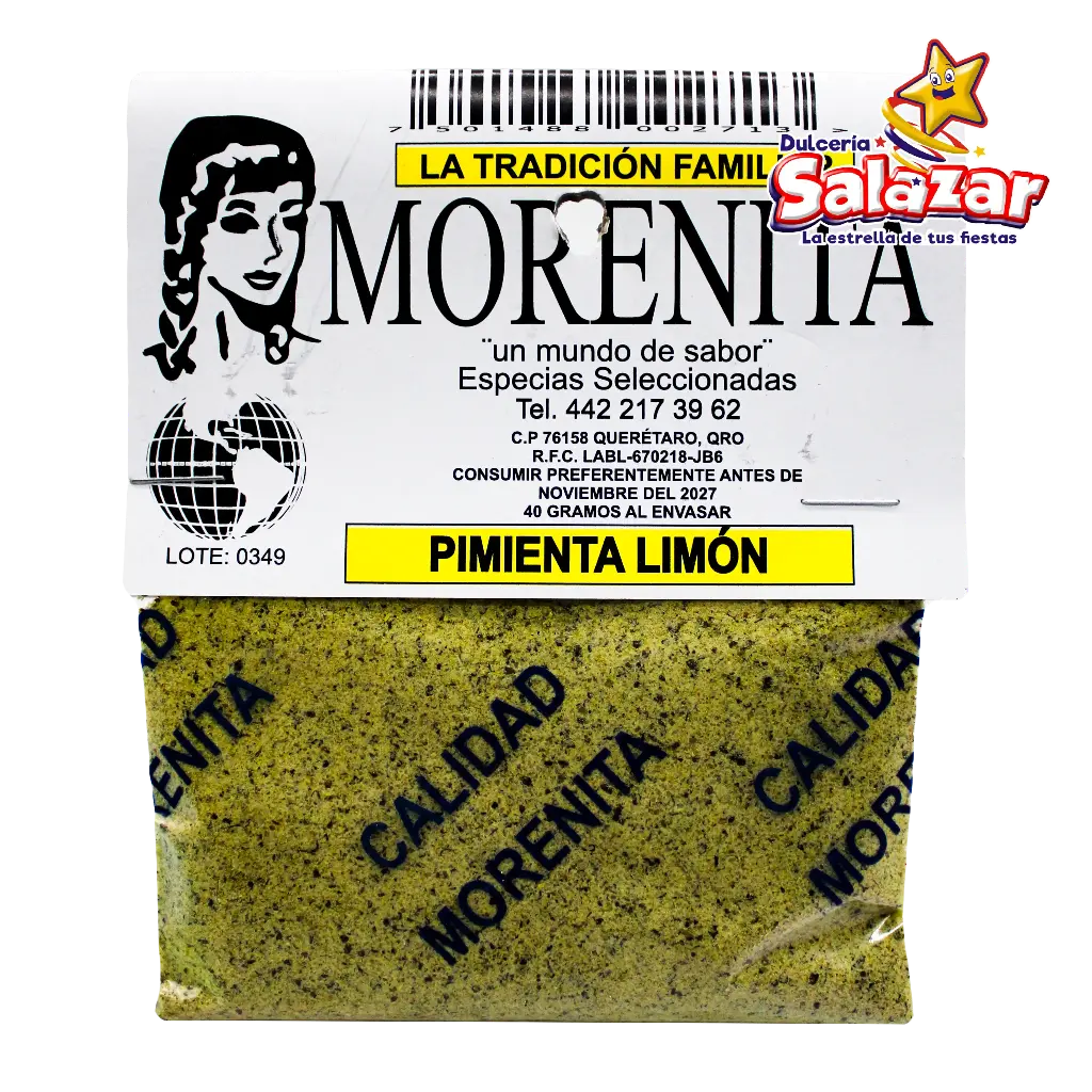 PIMIENTA LIMON 40 GRAMOS 
