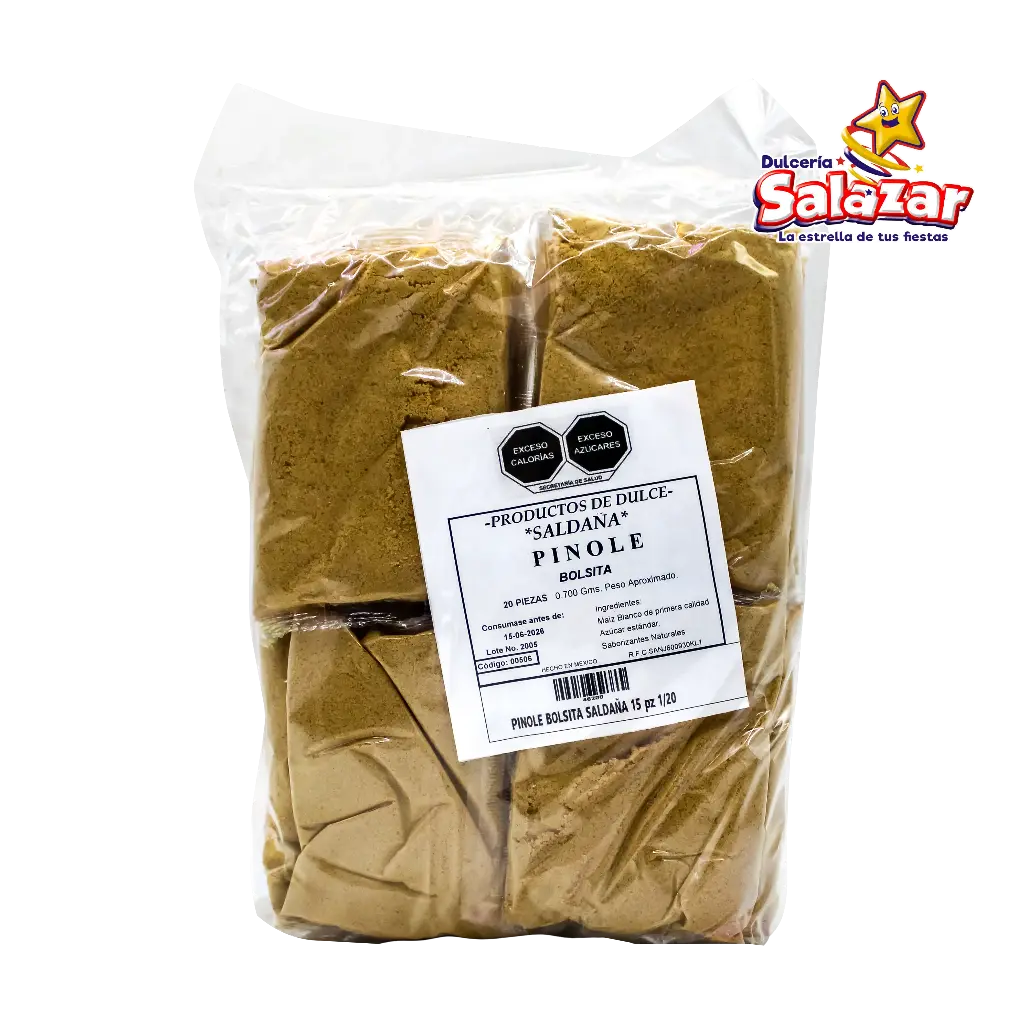 PINOLE BOLSITA SALDAÑA -B.700G- "C/15/20"