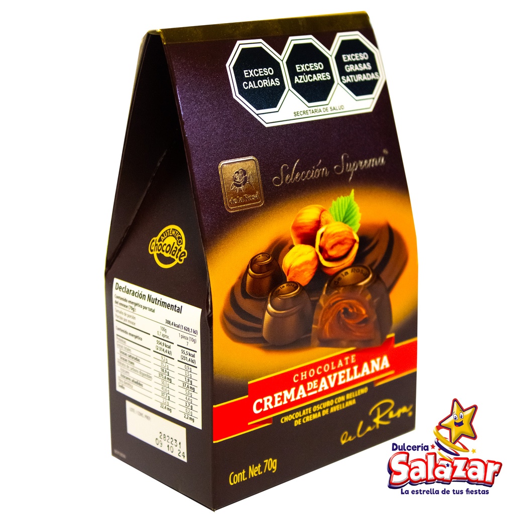 PIRAMIDE SELECCION SUPREMA CHOCOLATE REL -D.70G- "C/12/1"