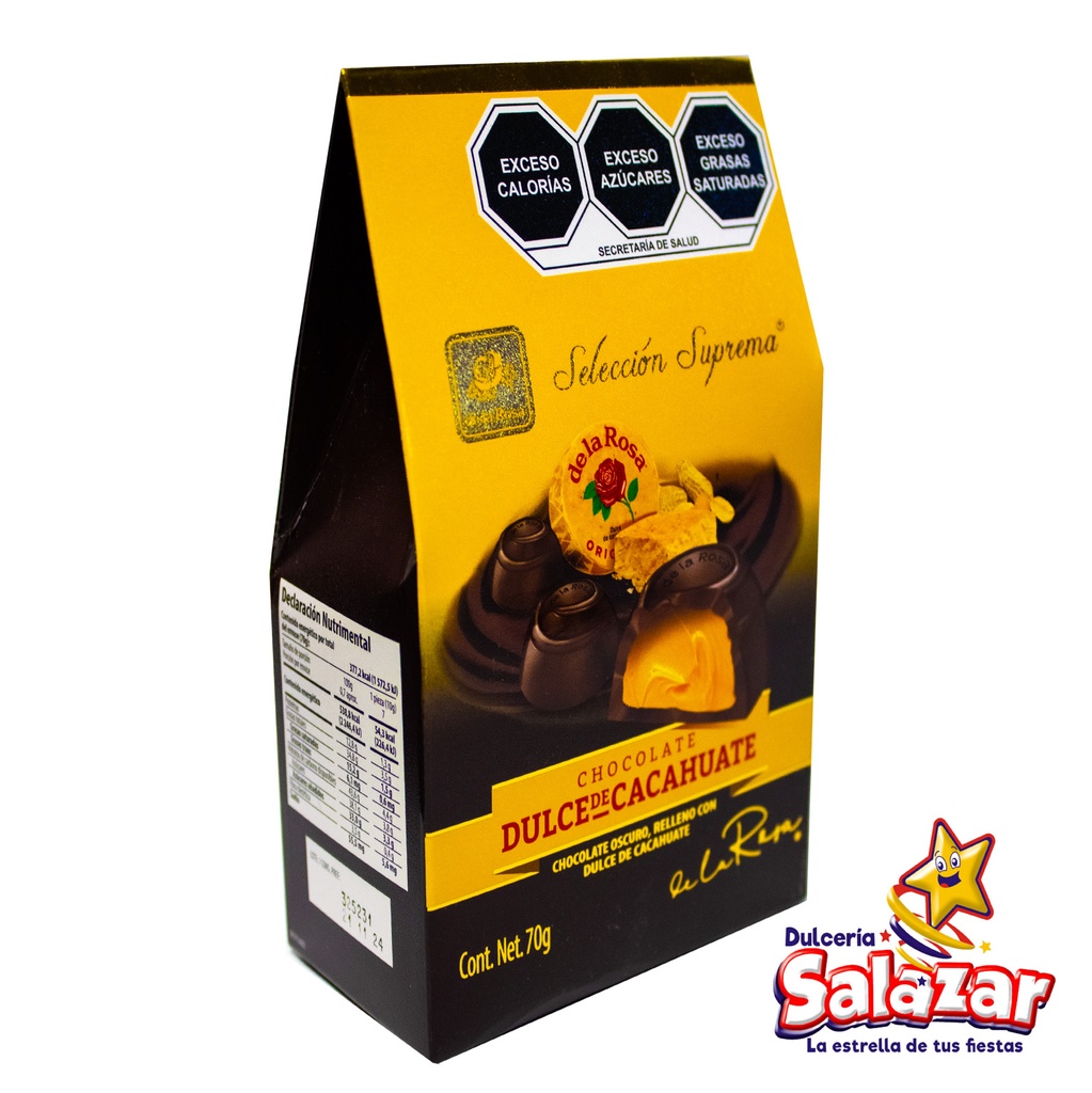 PIRAMIDE SELECCION SUPREMACHOCOLATE RELL -D.70G- "C/12/1"