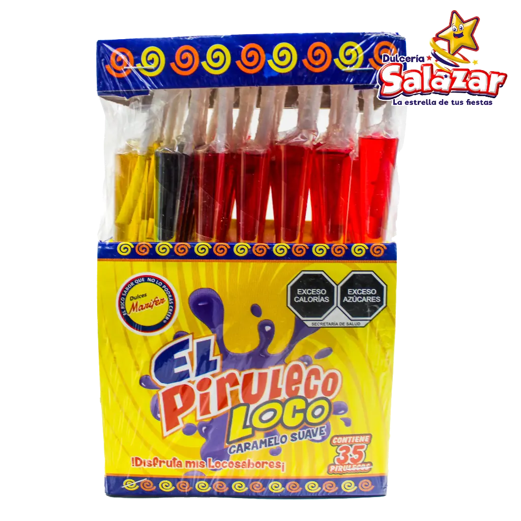 PIRULECO LOCO SABORES -B.35PZA- "C/12/1"