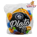 PLATO TERMICO 8 LISO REYMA PT8L -B.20PZA- "B/25/20"