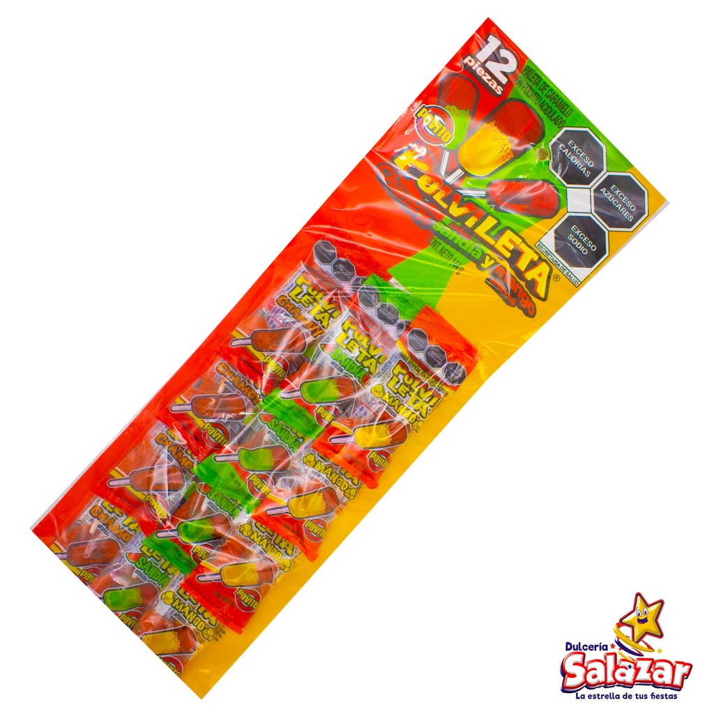 [PAV0044] POLVILETA SURTIDA C/CHILITO -T.252G- "C/40/12"