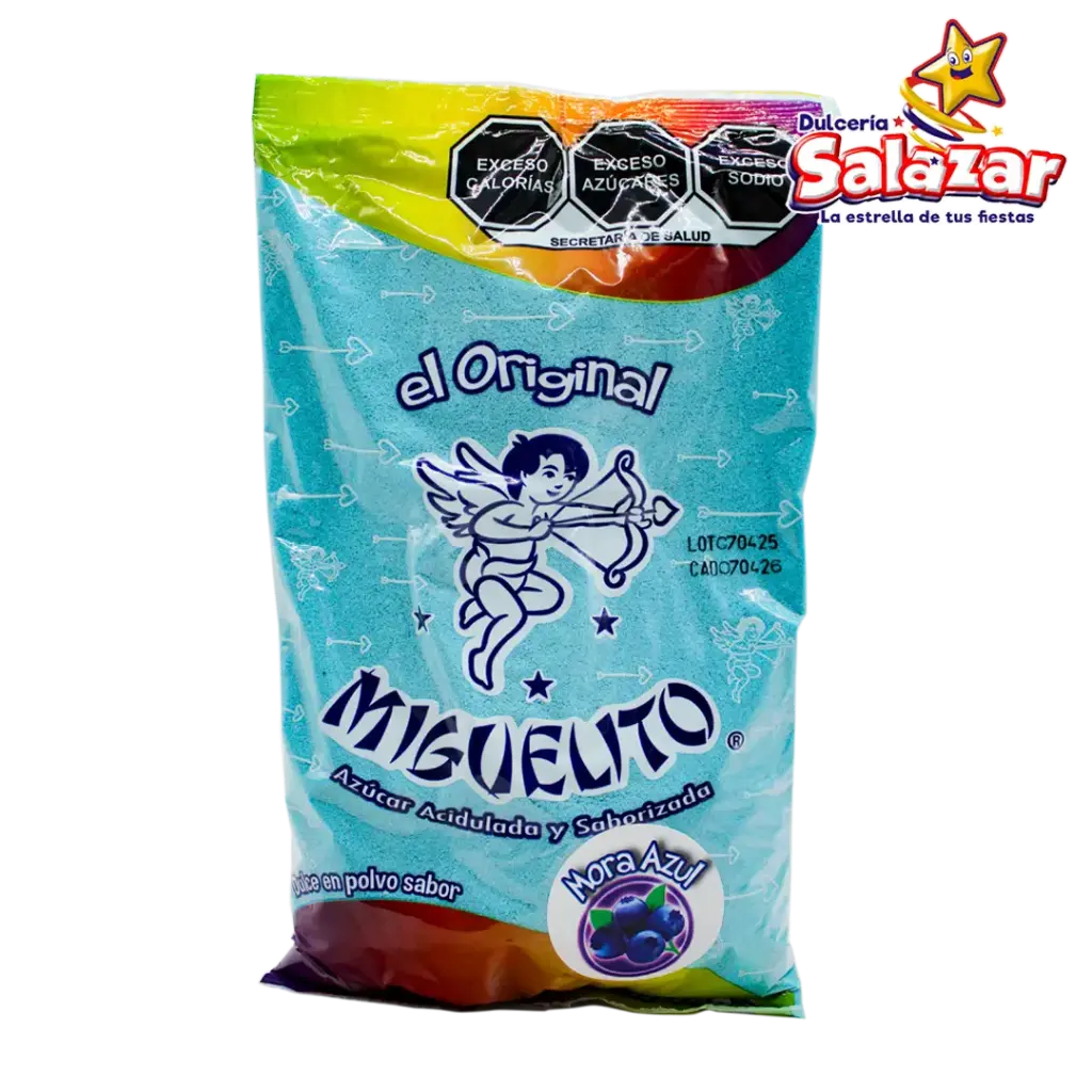 [MIG0108] POLVO MIGUELITO SABOR MORA AZUL -B.980GR- "C/20/1"
