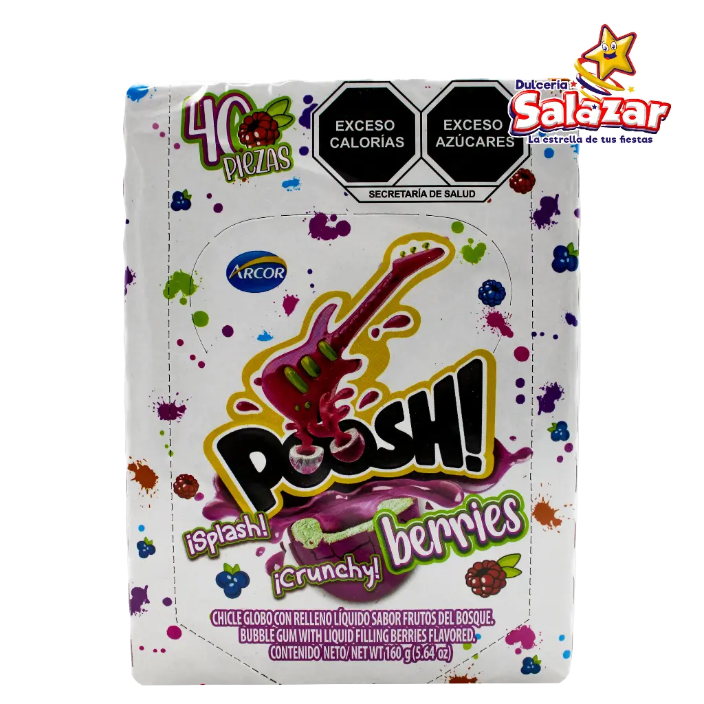 CHICLE POOSH BERRIES -D.160G- "C/18/40"