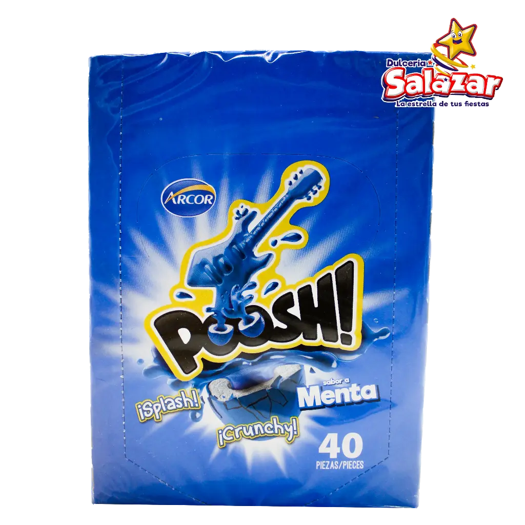 CHICLE POOSH MENTA -D.160G- "C/18/40"