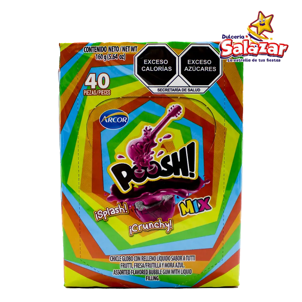 CHICLE POOSH MIX -D.160G- "C/18/40"