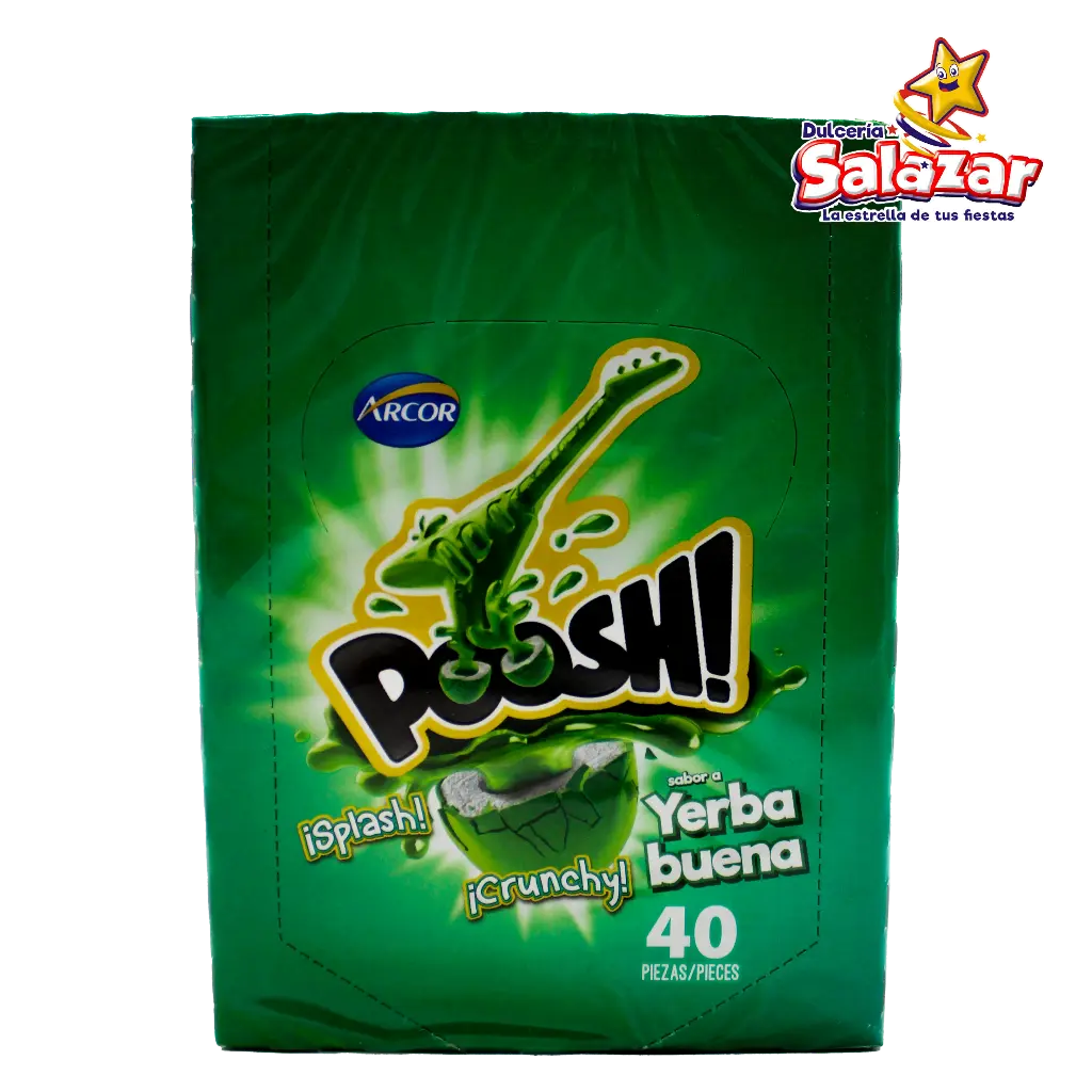 [DOS0058] CHICLE POOSH YERBA -D.160G- "C/18/40"