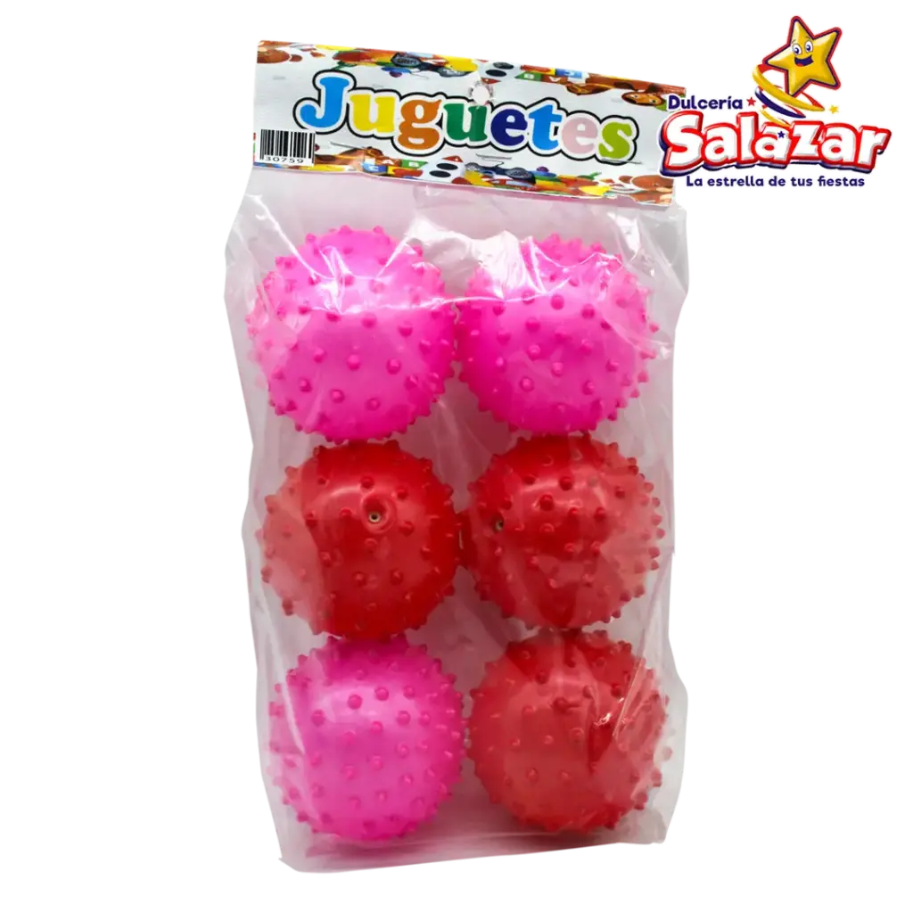 POPOTE C/DULCE PELOTA PICUDA CONFITADOS "C/20/6"