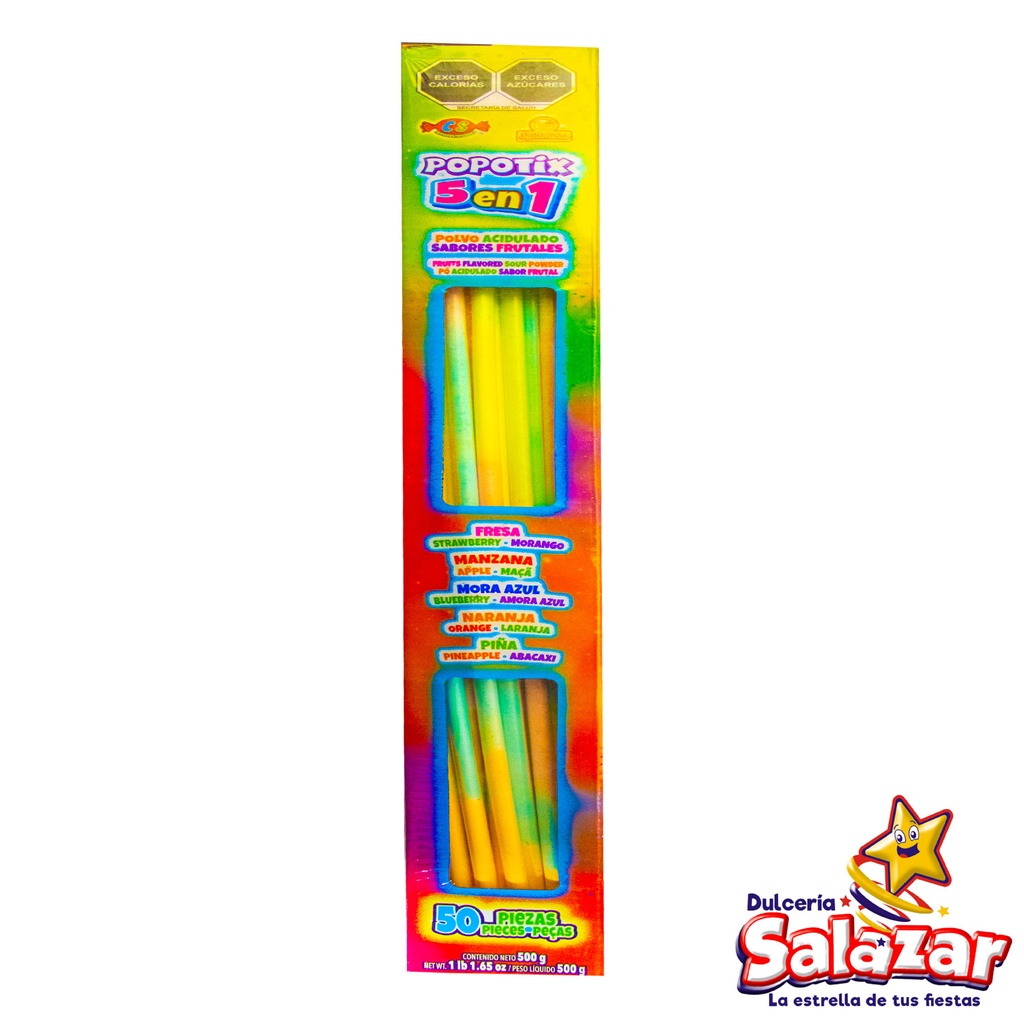 POPOTIX 5 EN 1 DELICIAS -D.500G- "C/12/50"