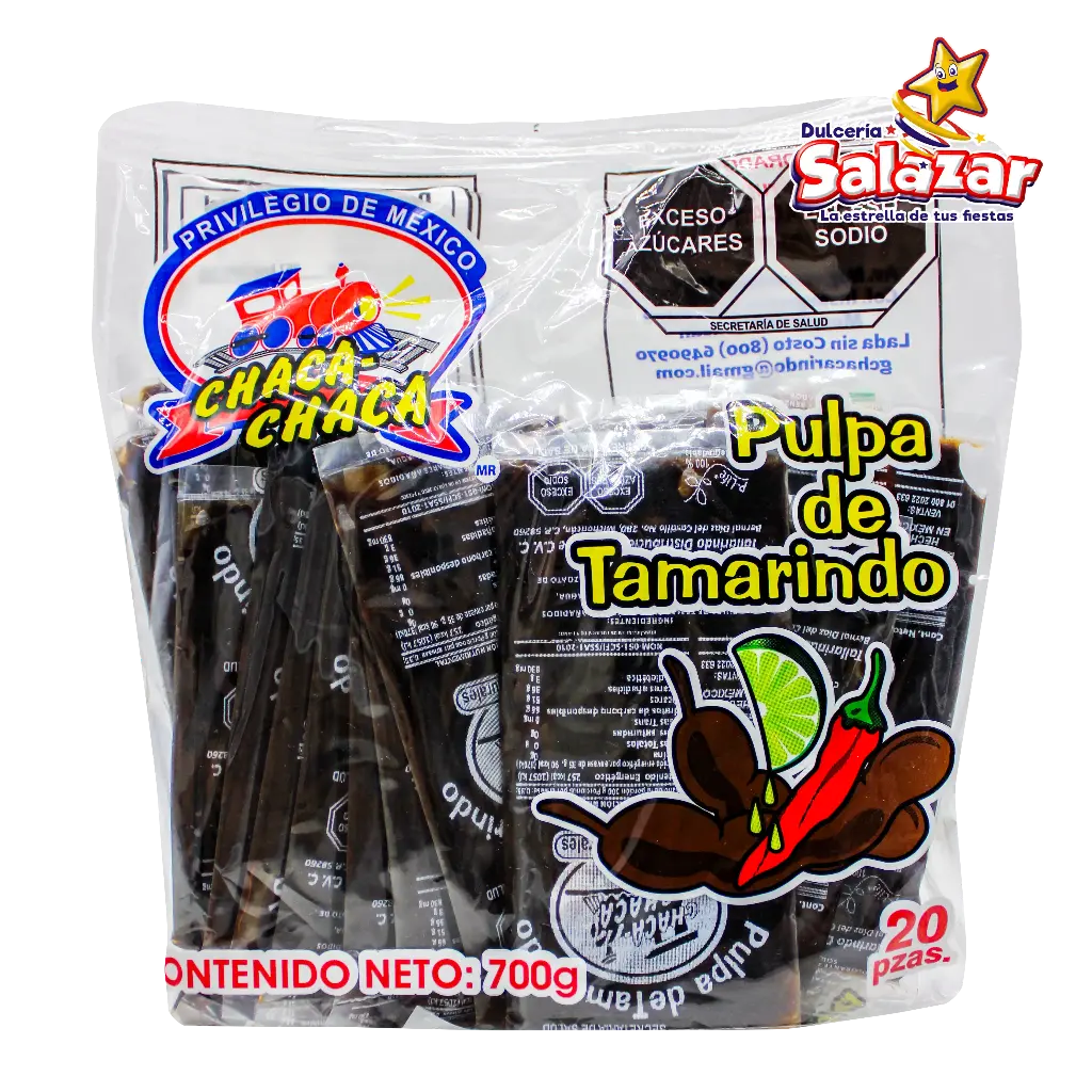 [TAR0031] PULPA TAMARINDO CHACA CHACA -B.700GR - "C/20/20"