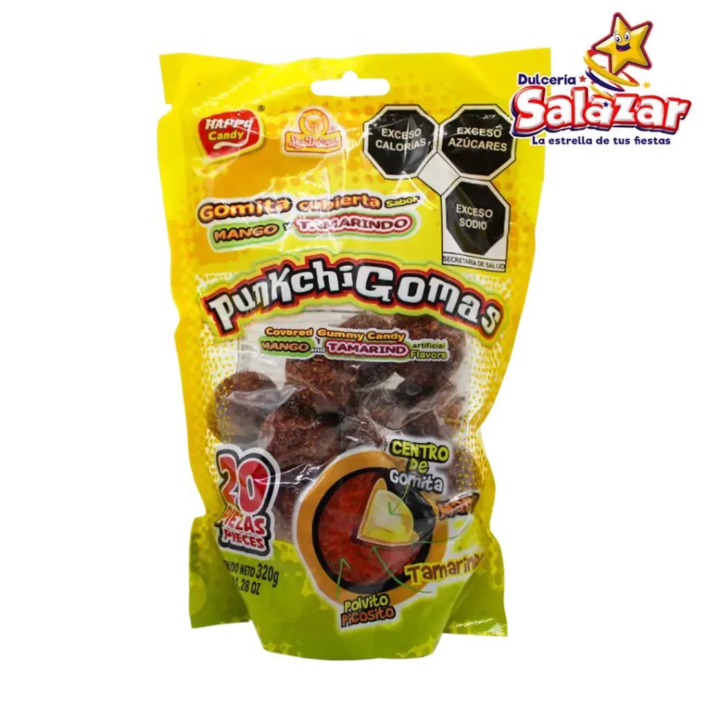 GOMA PUNKCHIGOMAS MANGO/TAMARINDO -B.320G- "C/40/20"