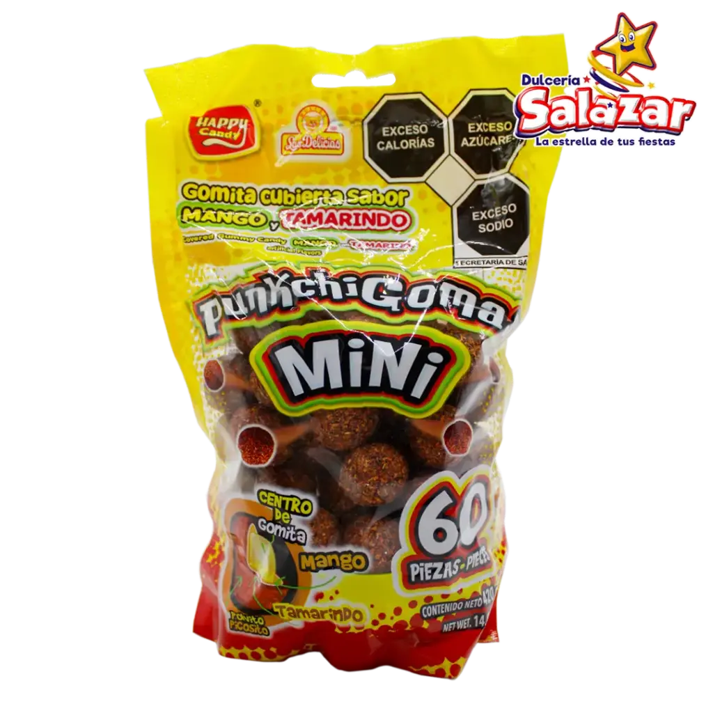 [DEL0019] GOMA PUNKCHIGOMAS MANGO-TAMARINDO -B.420G- "C/32/60"