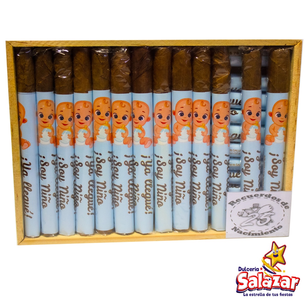 [REB0001] PURO TABACO SOY NIÑO MADERA -E.25PZA- "C/20/25"