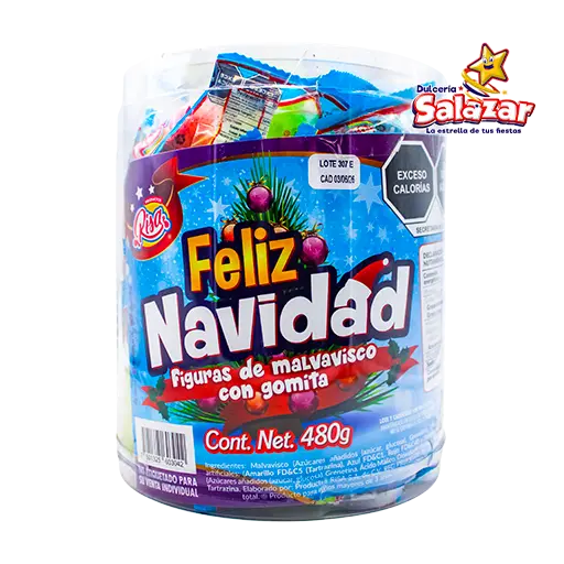 MALVAVISCO RISA NAVIDAD ESTUCHE -E.480GR- "C/12/50"