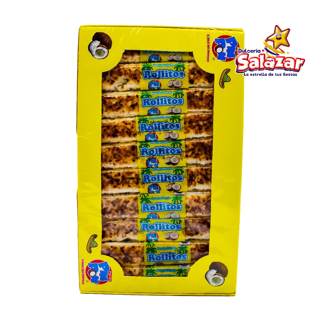 [PIN0011] ROLLITO COCADA 20'P PIN PON -D.1KG- "C/12/20"