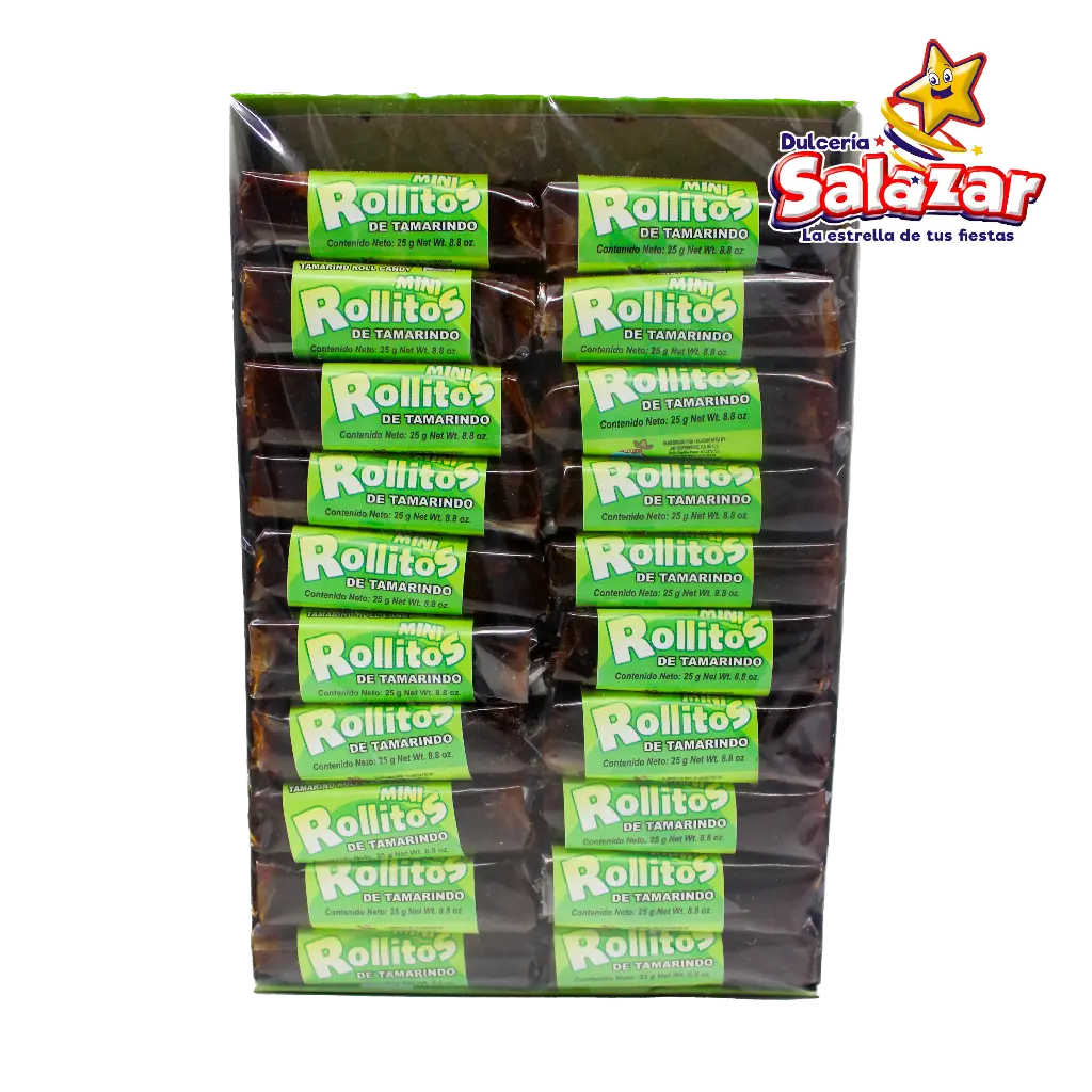 [PIN0007] ROLLITO TAMARINDO MINI PIN PON -D.1KG- "C/12/40"