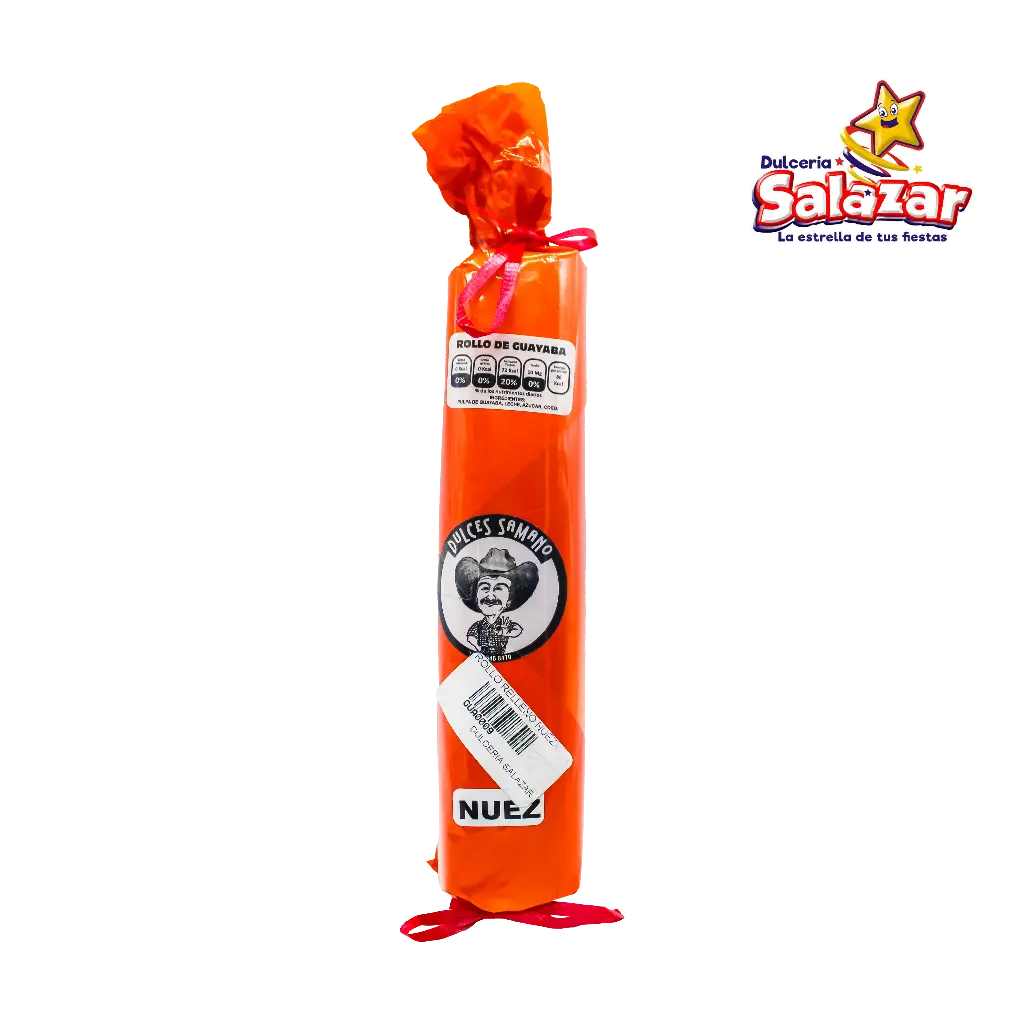 ROLLO DE GUAYABA RELLENO NUEZ -D.1PZA-