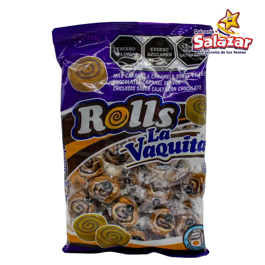 ROLLS LA VAQUITA CHOCOLATE/CAJETA CANEL -B.400G- "C/20/45"