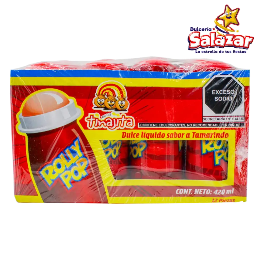 [TIN0010] ROLLY POP TAMARINDO TINAJITA -D.420GR - "C/24/12"