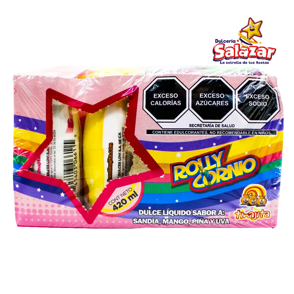 [TIN0037] ROLLY POP UNICORNIOS TINAJITA -D.420ML- "C/24/12"