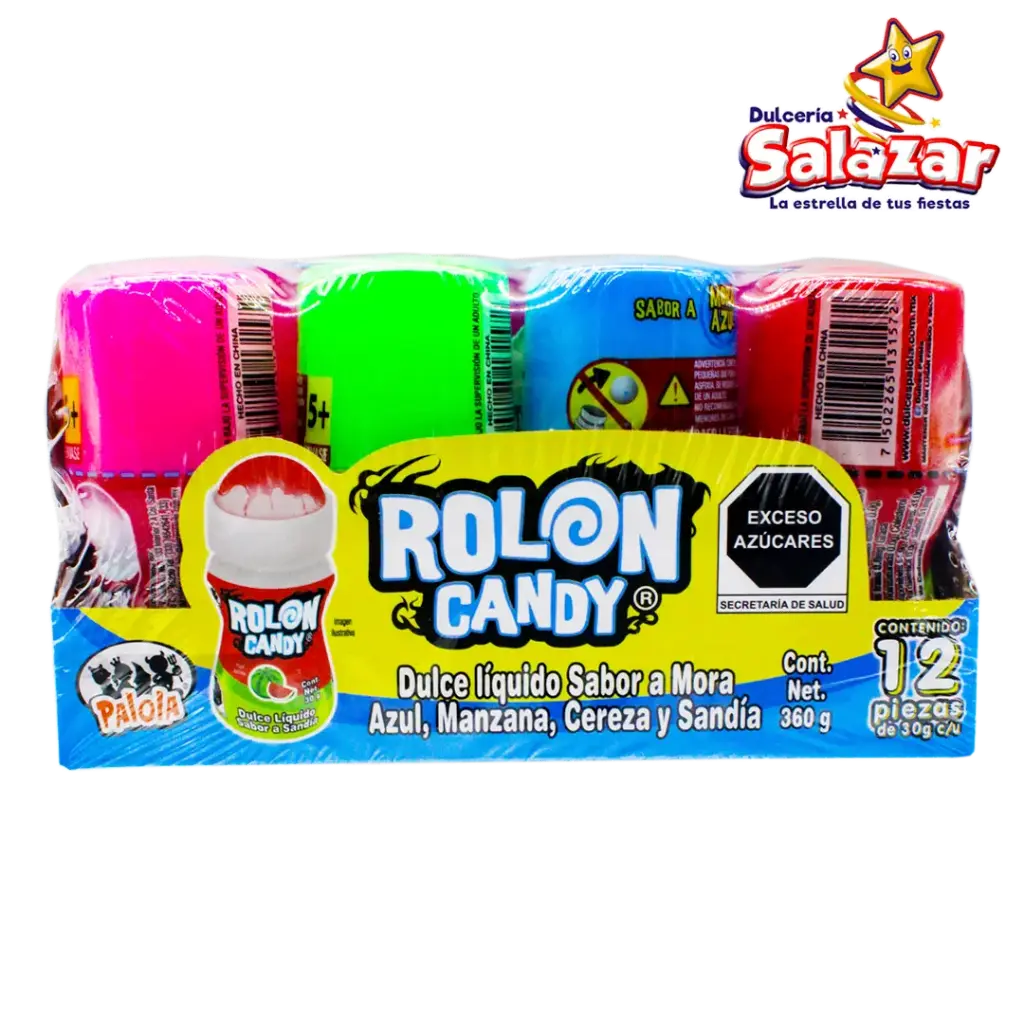 [DEL0024] ROLON CANDY DULCE LIQUIDO DELICIAS -D.360G- "C/18/12"