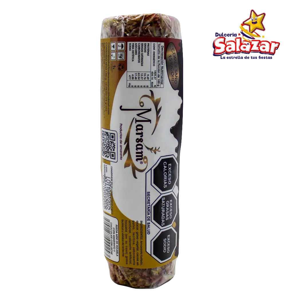 [MARS0010] RUEDA MINI HOJUELA CHOCOLATE -B.10PZA- "C/18/10"