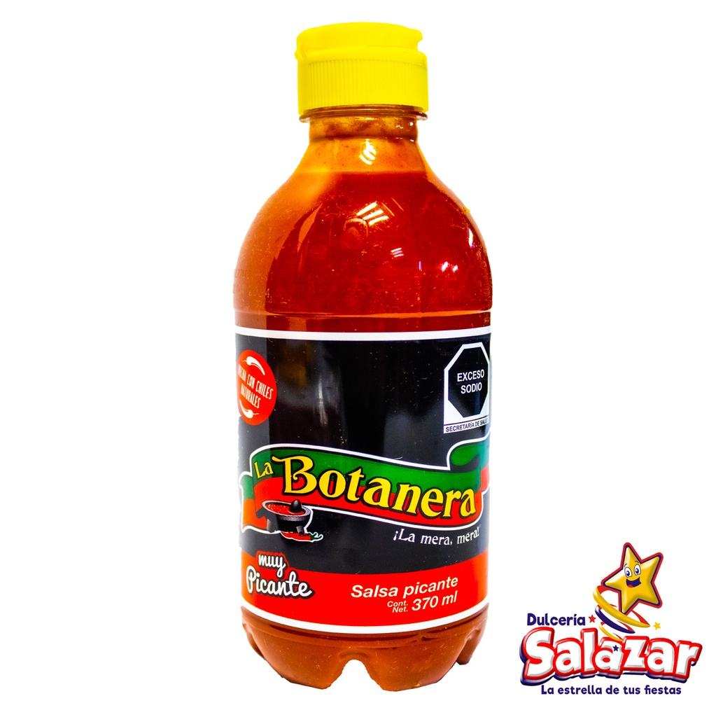 SALSA BOTANERA MUY PICANTE -BOT.370G- "C/12/1"