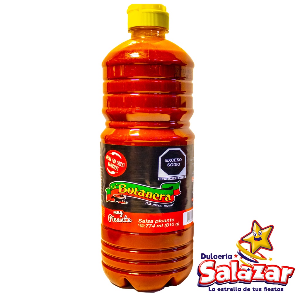 [MEG0012] SALSA BOTANERA MUY PICANTE -BOT.810G- "C/12/1"