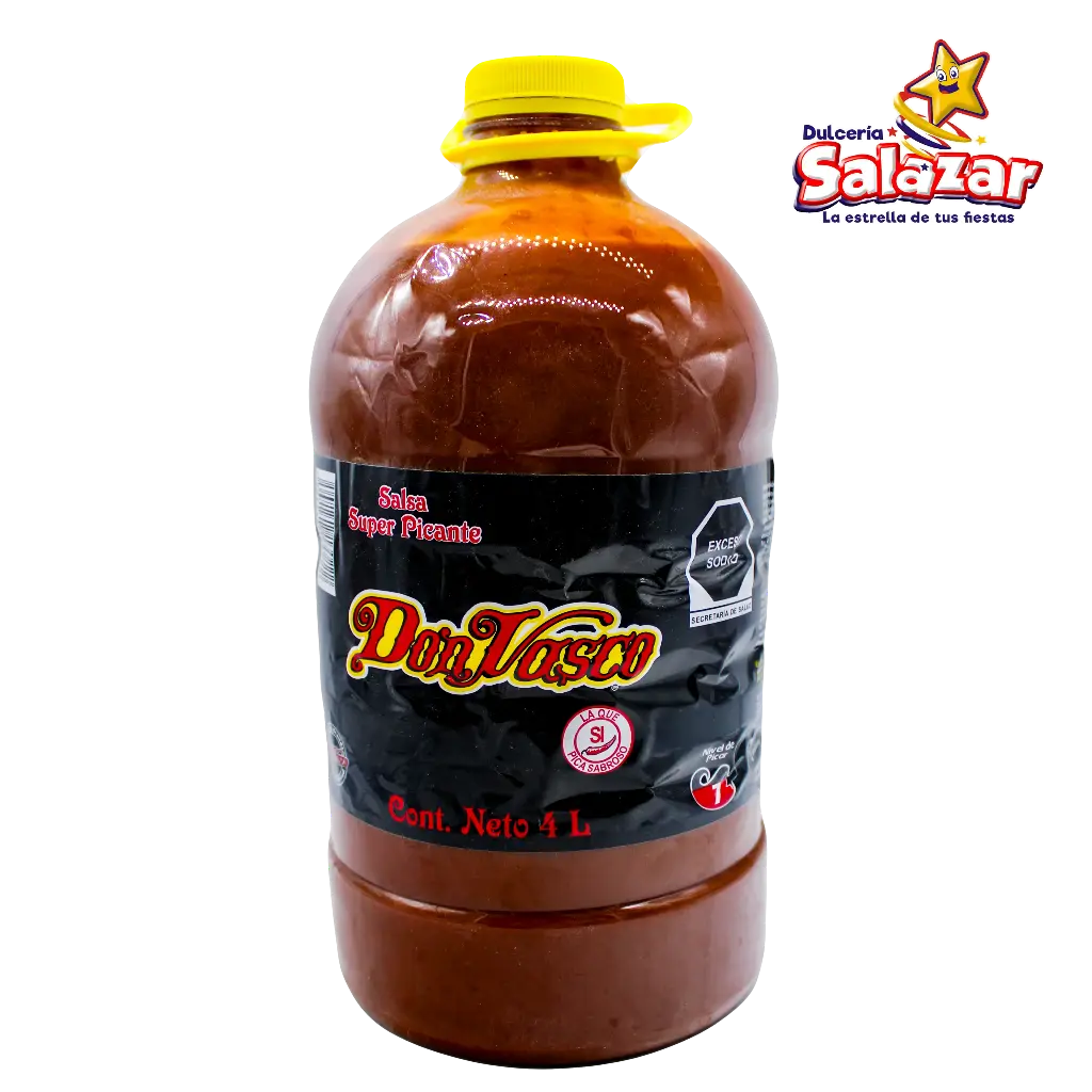 [DVA0004] SALSA DON VASCO NEGRA -BOT.4L- "C/4/1"