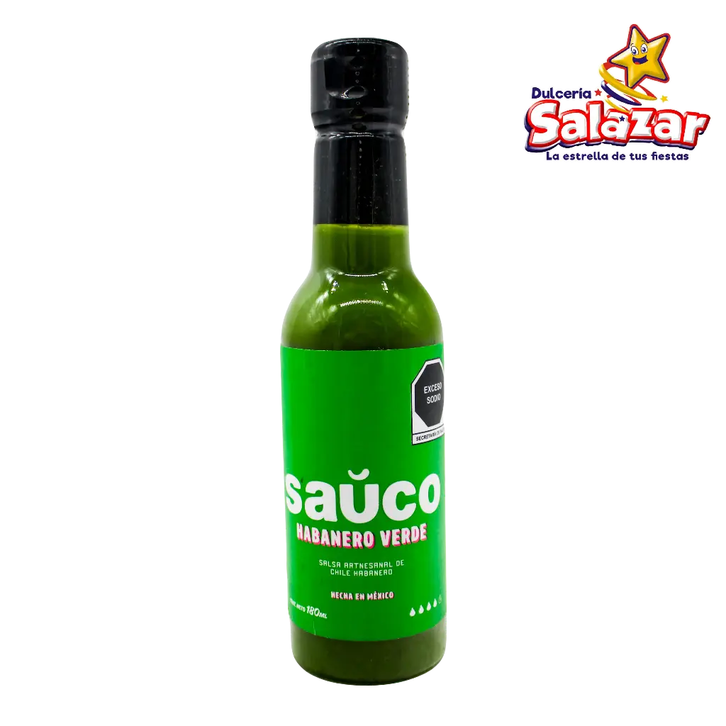 [SAU0005] SALSA HABANERA VERDE SAUCO -BOT.180ML- "C/24/1"