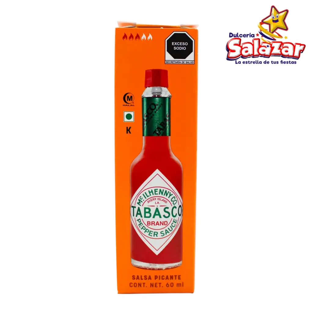 SALSA TABASCO TRADICIONAL 60ml -BOT.60ML- "C/12/1"