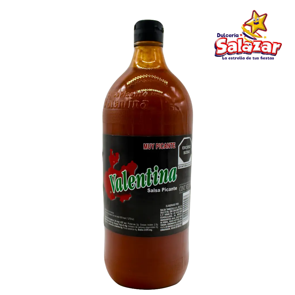 [TAMA0003] SALSA VALENTINA NEGRA 1 LT -BOT.1LT - "C/12/1"