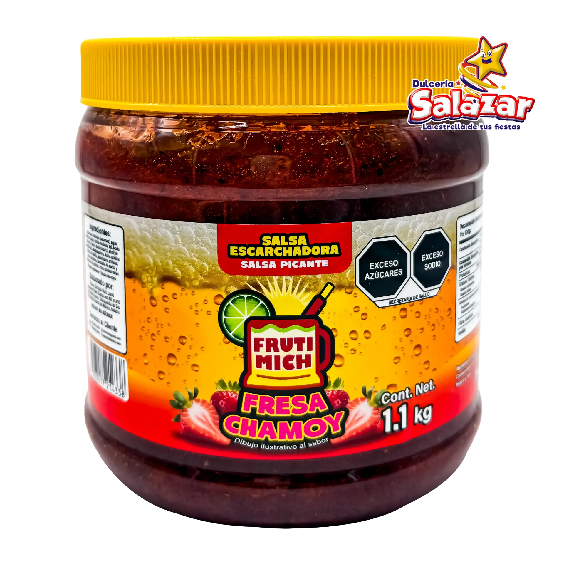 [SALS0003] SALSAMIX FRESA CHAMOY FRUTI MICH -V.1.1KG- "C/12/1"