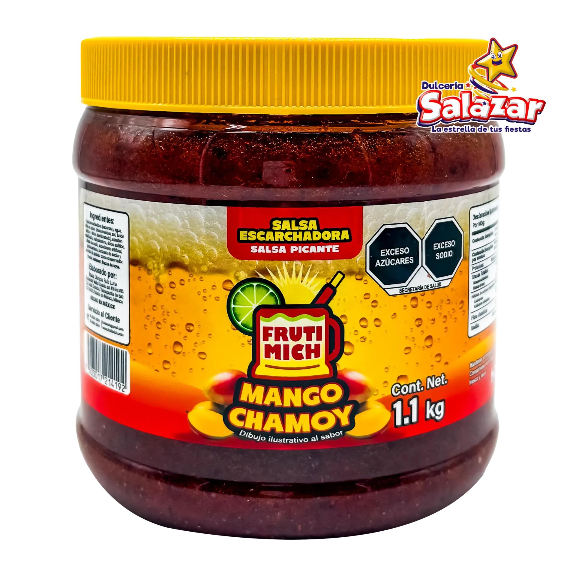 SALSAMIX MANGO CHAMOY FRUTI MICH -V.1.1KG-  "C/12/1"