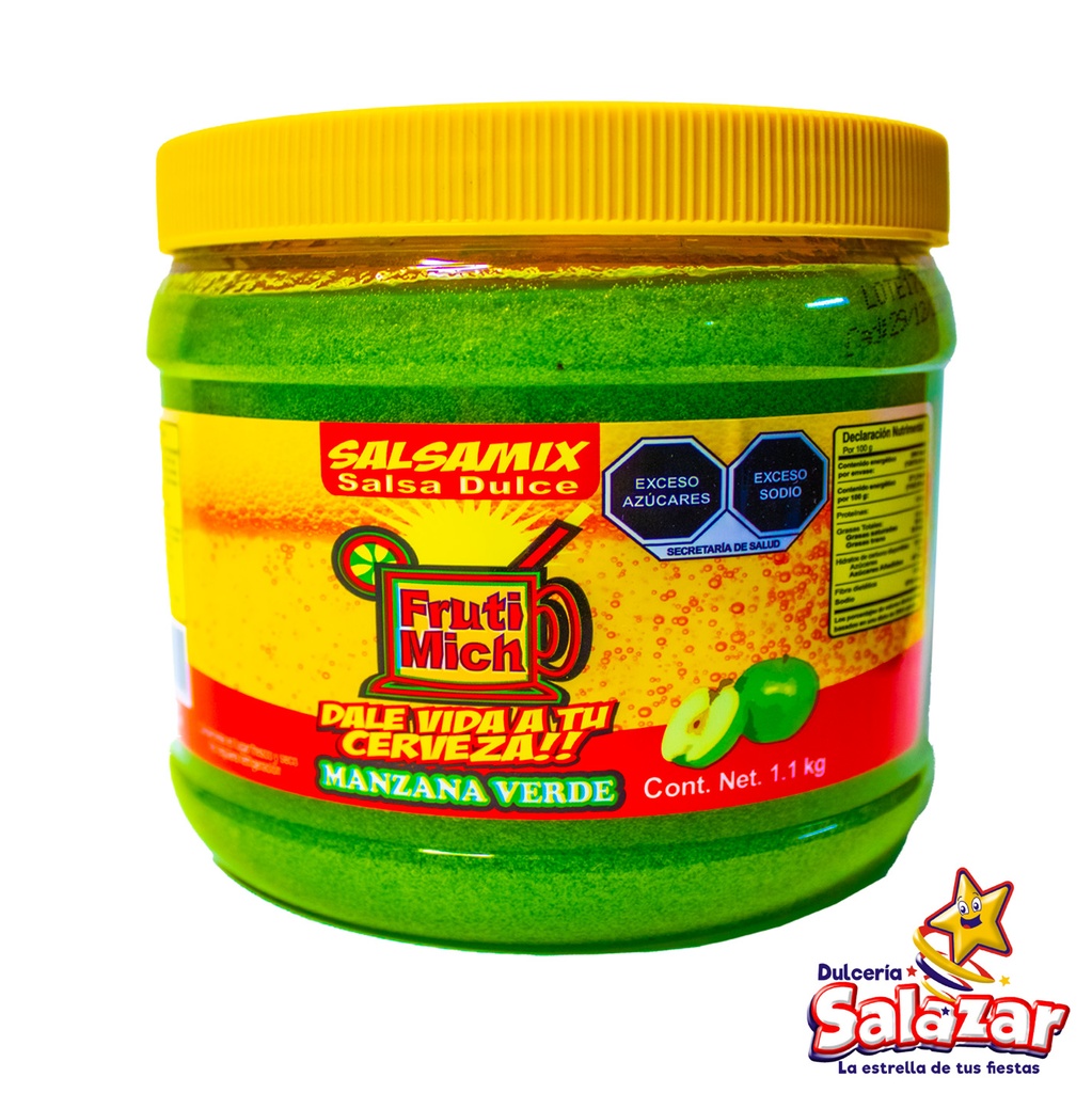 [SALS0035] SALSAMIX MANZANA VERDE FRUTIMICH -V.1.1KG-  "C/12/1"