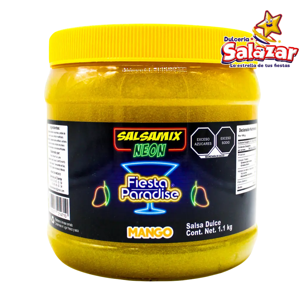 SALSAMIX NEON MANGO FIESTA PARADISE -V.1.1KG-  "C/12/1"