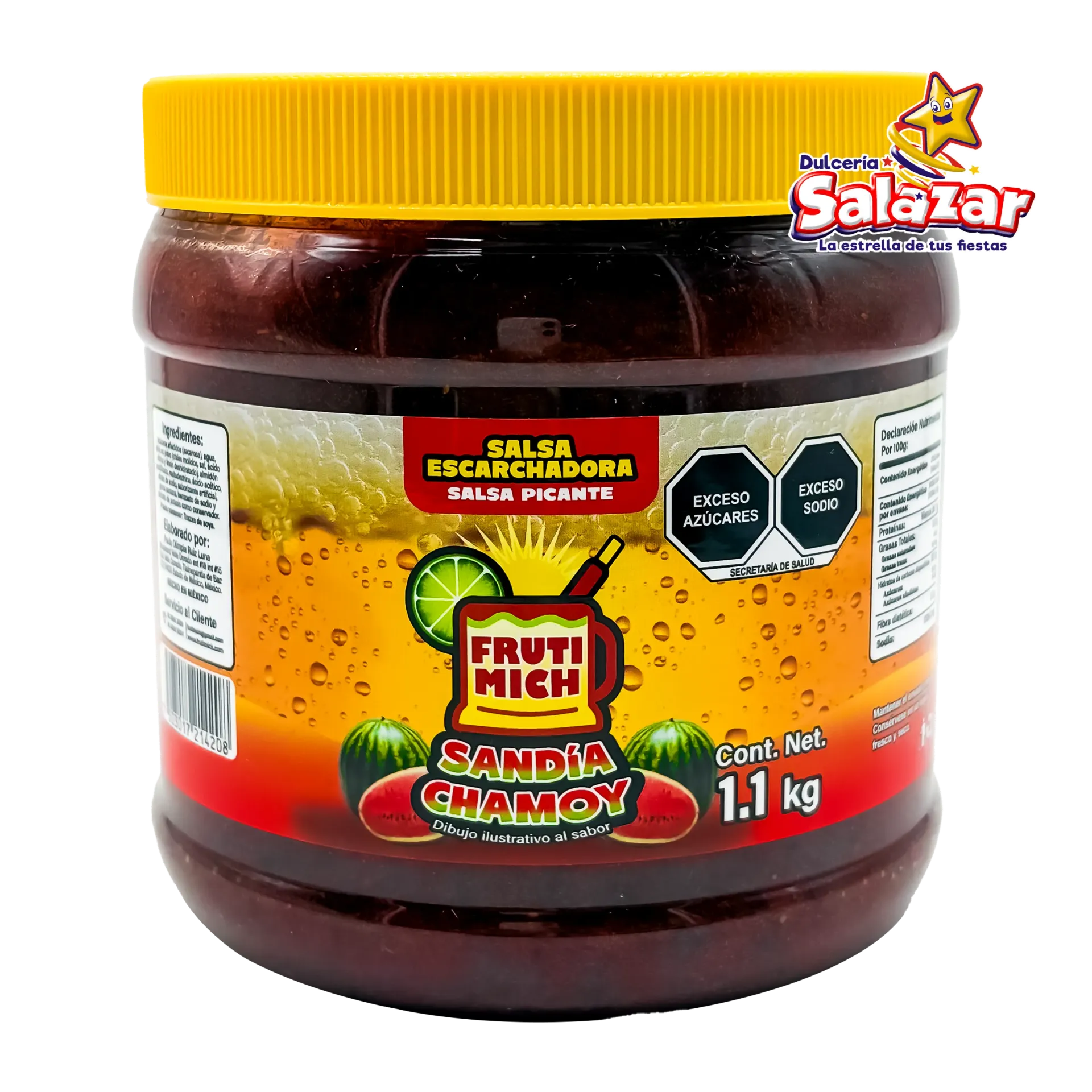 SALSAMIX SANDIA CHAMOY FRUTI MICH -V.1.1KG- "C/12/1"