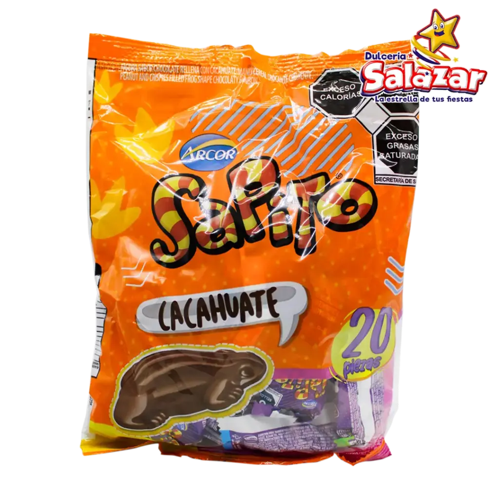 [DOS0094] CHOCOLATE SAPITO CACAHUATE ARCOR -B.200G- "C/12/20"