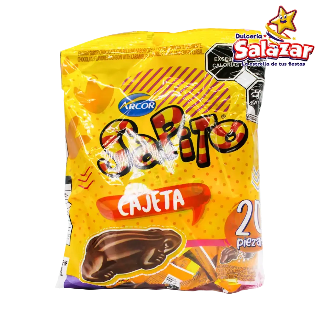 [DOS0087] CHOCOLATE SAPITO CAJETA ARCOR -B.200G- "C/12/20"
