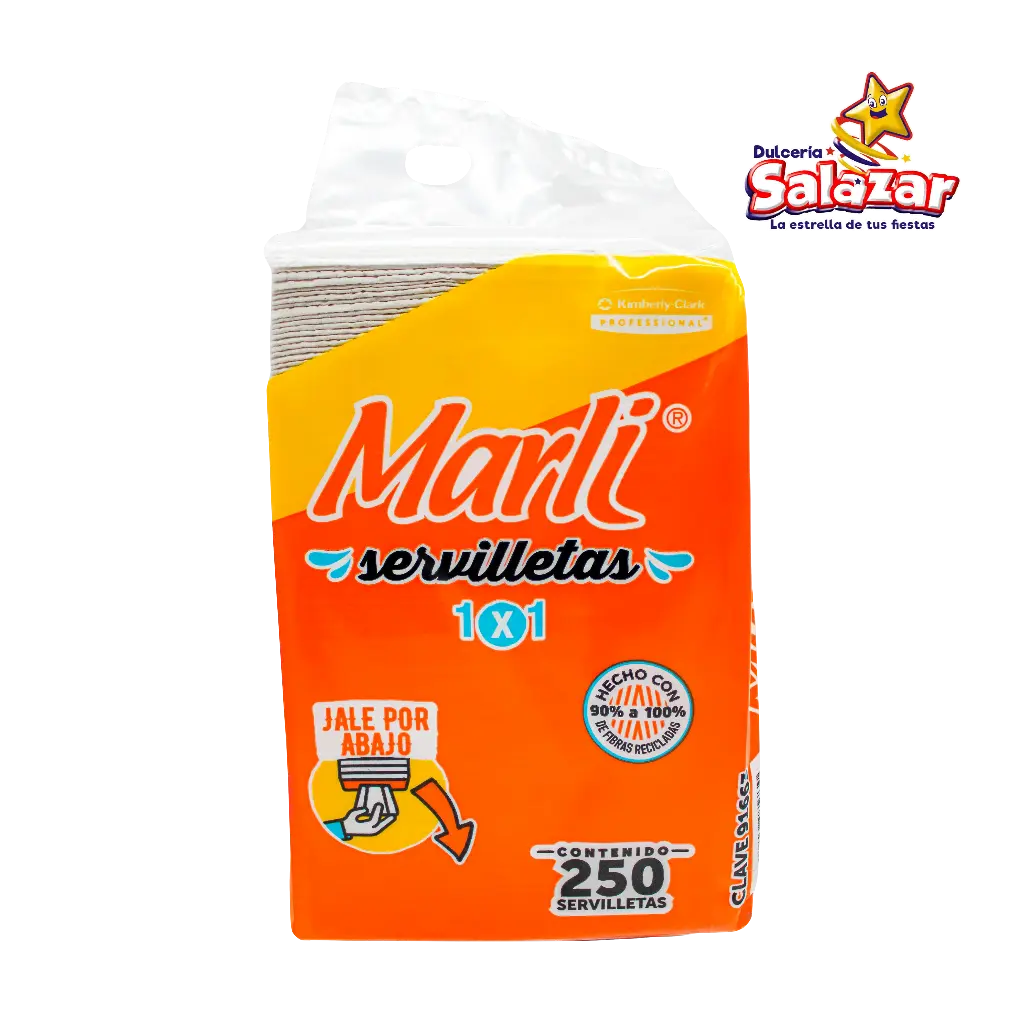 SERVILLETA PAPEL MARLI -B.250PZA- "C/24/1"