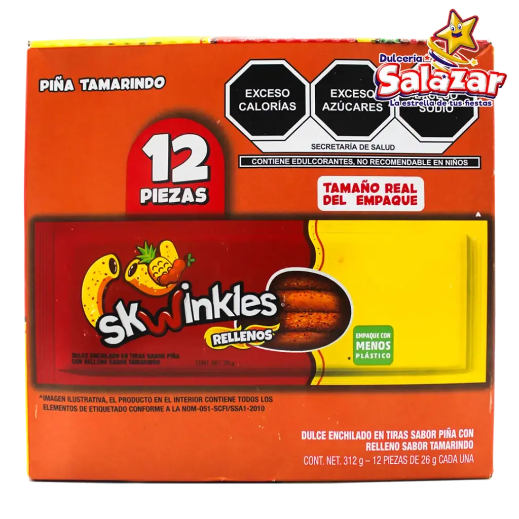 [EFF0017] SKWINKLES RELLENO PIÑA/TAM LUCAS -D.312G- "C/24/12"