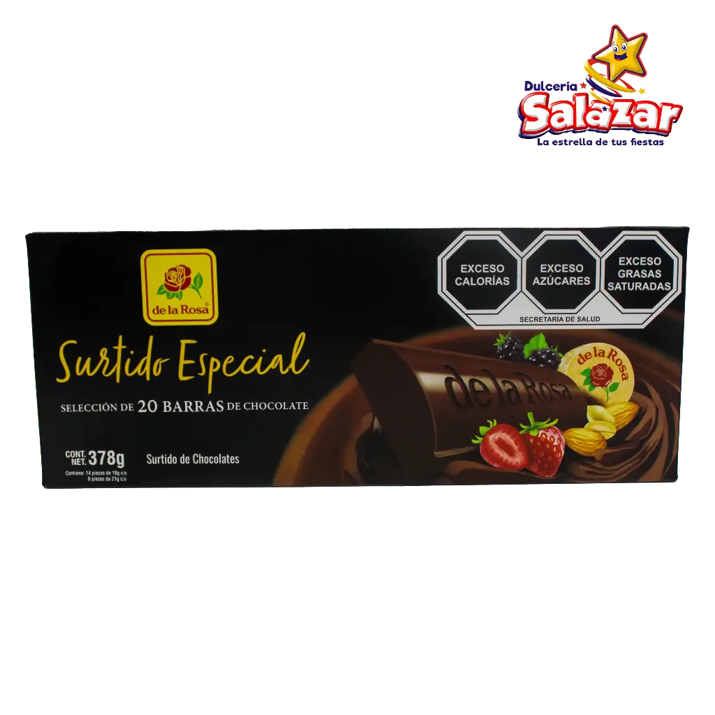 SURTIDO ESPECIAL CHOCOLATE DLR -D.378G- "C/16/20"