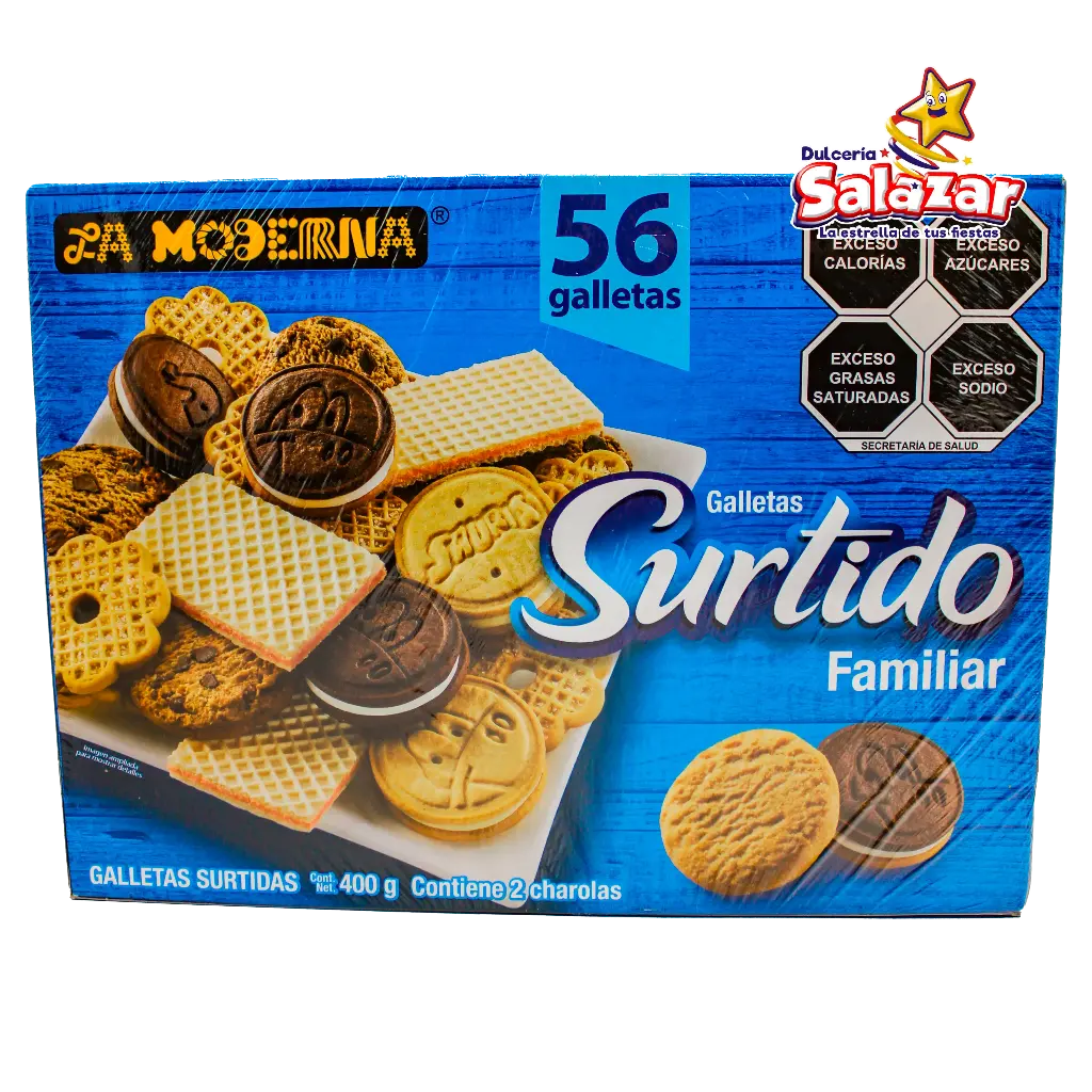 [MOD0021] GALLETA SURTIDO LA MODERNA -D.400G- "C/10/1"