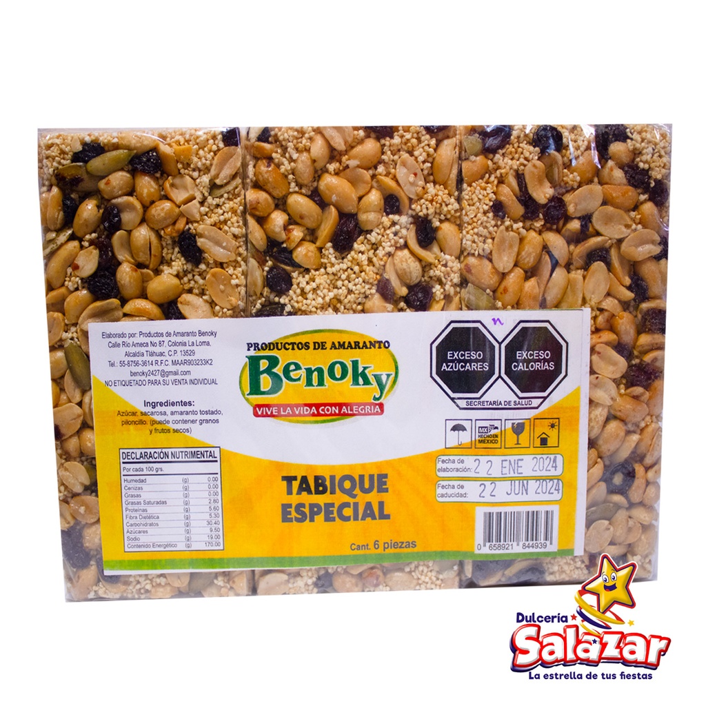 [PBE0003] TABIQUE ESPECIAL BENOKY -B.6PZA- "C/13/1"