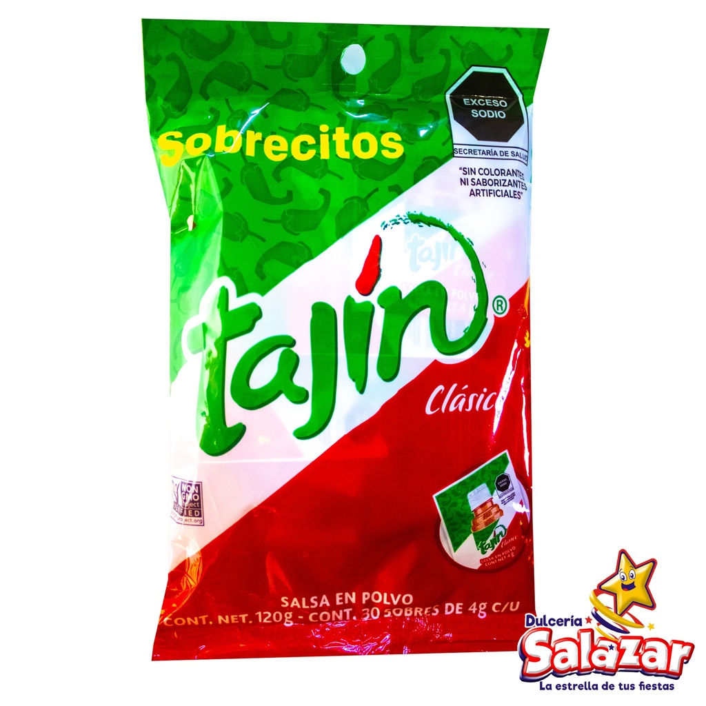 [TAJ0009] TAJIN POLVO CLASICO  SACHET 4GR. -B.120GR - "C/10/30"
