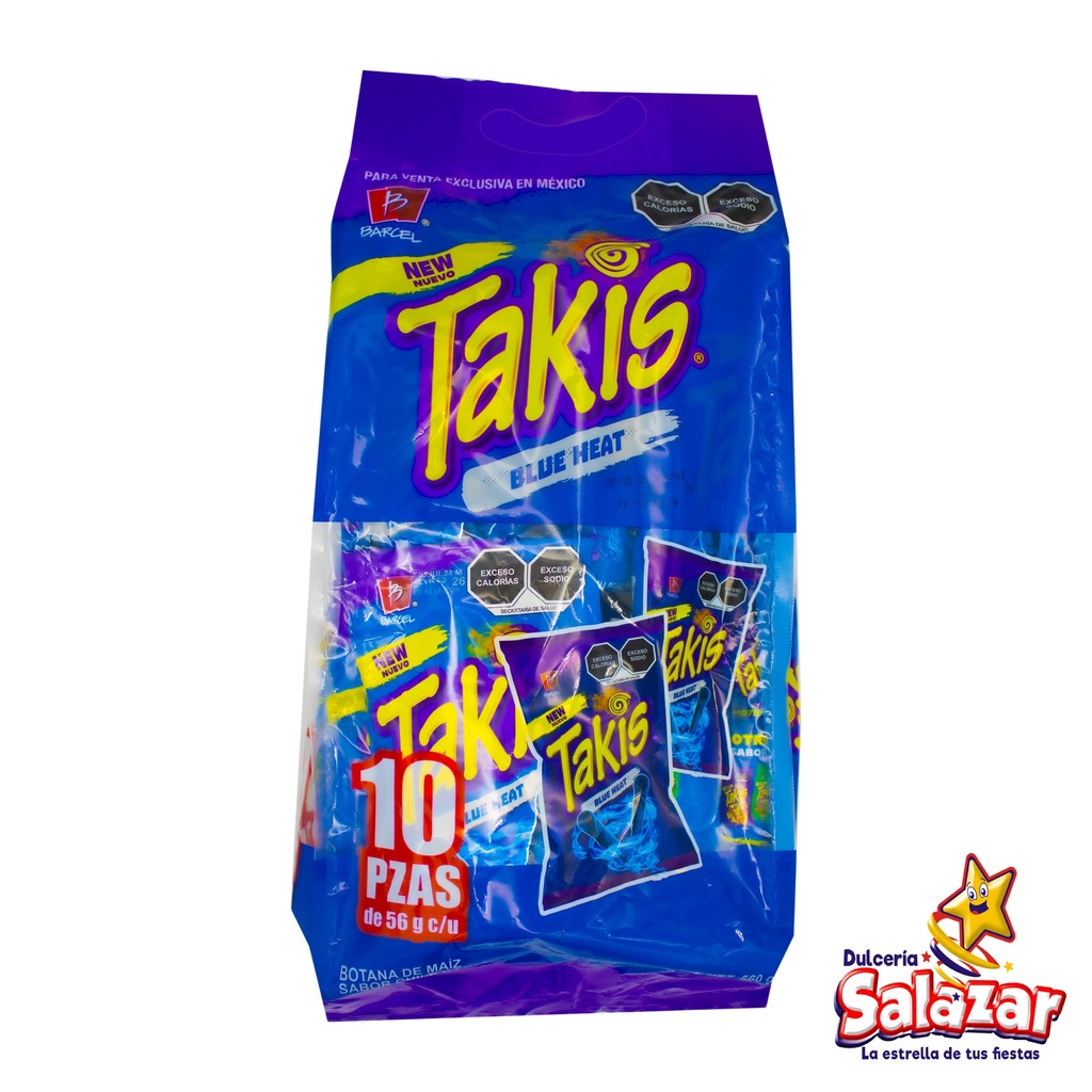 TAKIS BLUE HEAT 56G -B.560G- "B/7/10"