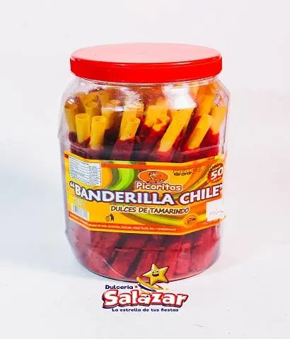 TAMARINDO BANDERILLA CHILE GRANDE PICORITOS -V.670G- "C/12/50"