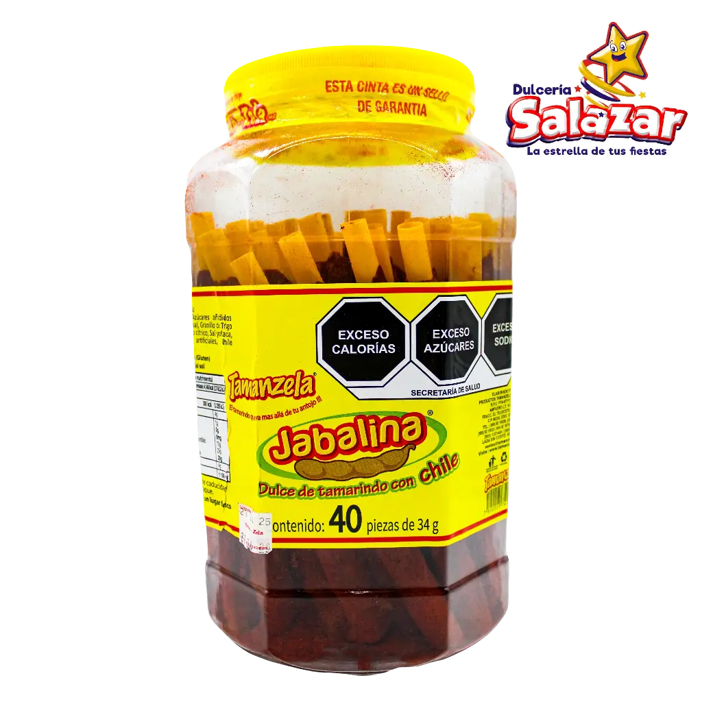 TAMARINDO BANDERILLA CHILE GRANDE TAMANZELA -V.40PZA- "C/6/40"