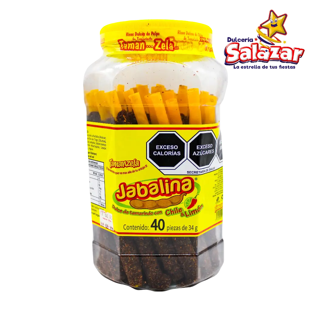 [MAN0028] TAMARINDO BANDERILLA CHILE Y LIMON GRANDE TAMANZEL -V.1.36KG- "C/6/40"